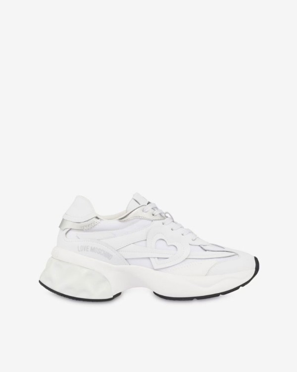 Sapatilhas Baixas Mulher Love Moschino Branco JA15326G1M