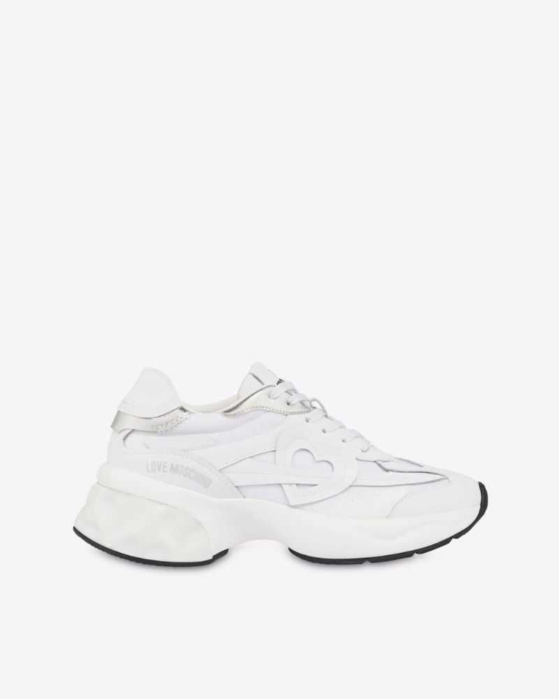 Sapatilhas Baixas Mulher Love Moschino Branco JA15326G1M