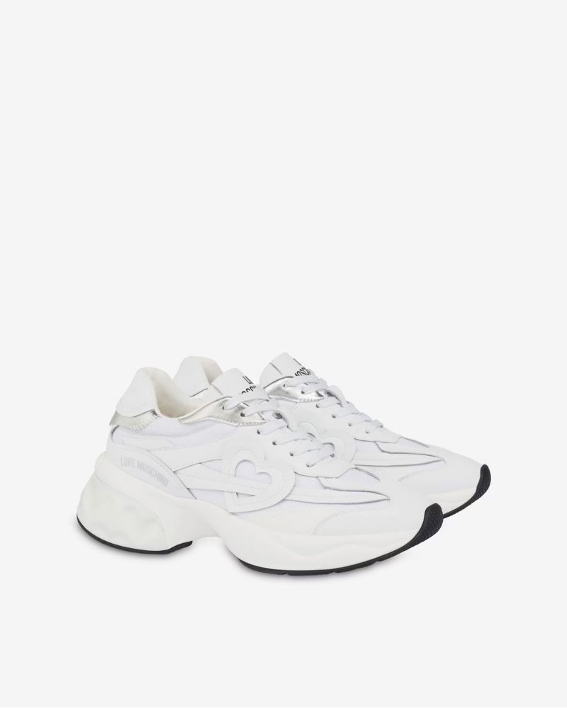 Sapatilhas Baixas Mulher Love Moschino Branco JA15326G1M