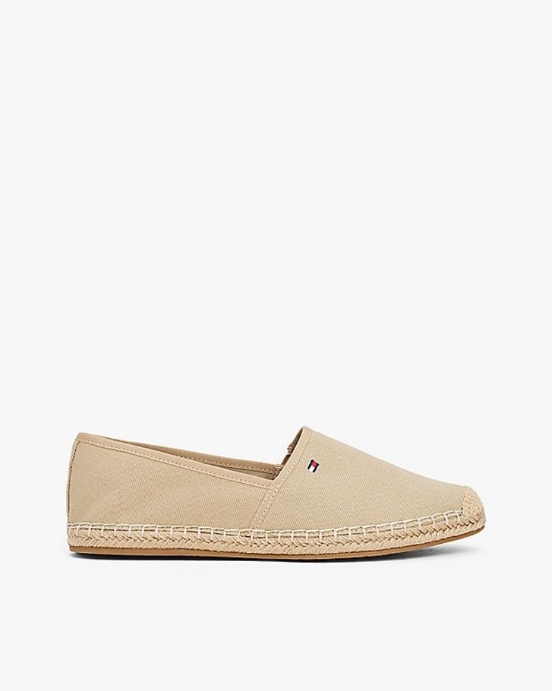 Sapatos Alpargatas Mulher TOMMY HILFIGER Bege FW0FW08541