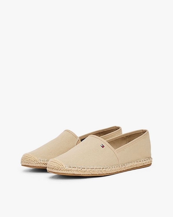Sapatos Alpargatas Mulher TOMMY HILFIGER Bege FW0FW08541