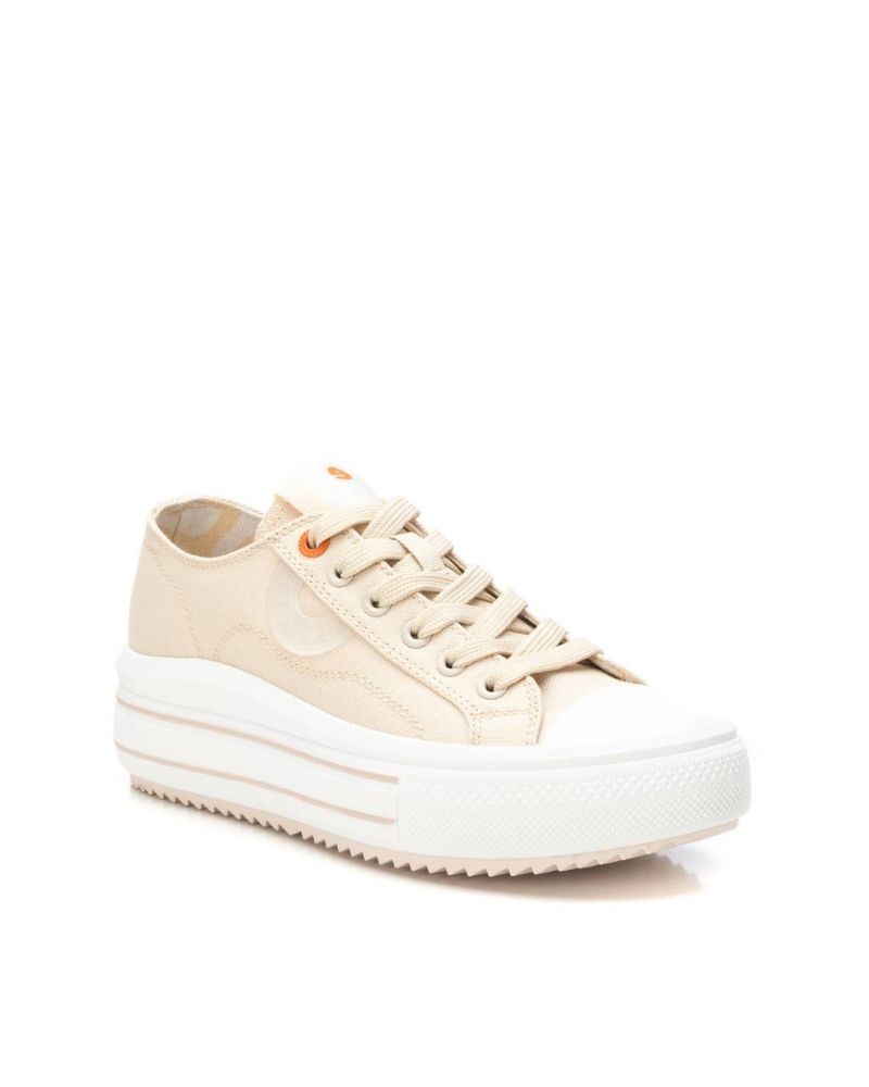  Zapatillas Bajas Mujer REFRESH Beige 172719