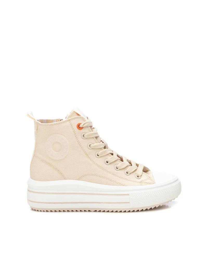  Zapatillas Altas Mujer REFRESH Beige 172722