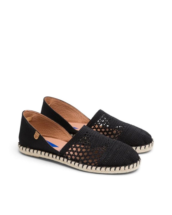 Sapatos Alpargatas Mulher Verbenas Preto CARMEN