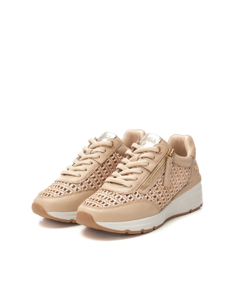  Zapatillas Bajas Mujer CARMELA Beige 162326
