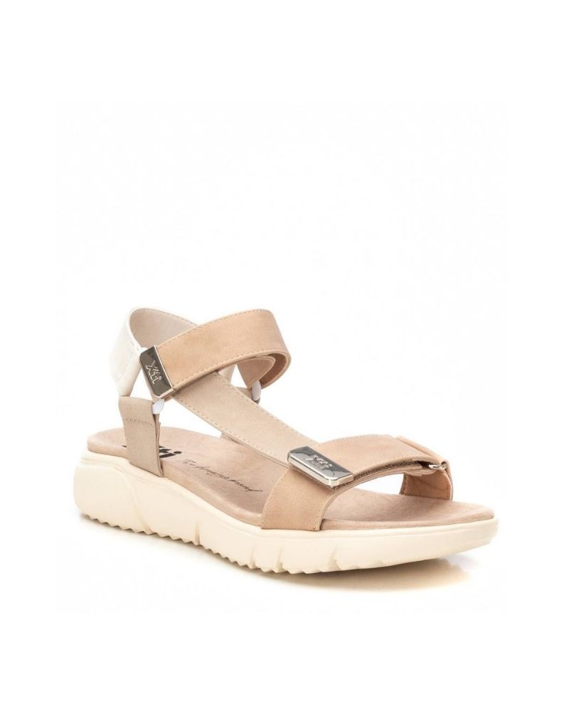  Sandalias Abiertas Mujer XTI Beige 144112