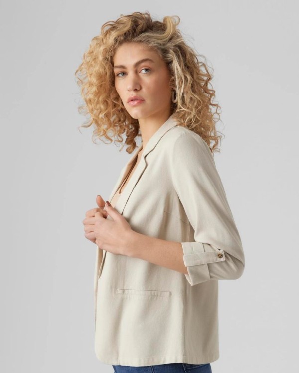  Jersey Manga larga Mujer VERO MODA Beige 10279700 JESMILO