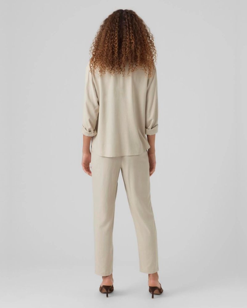 Calças Mulher VERO MODA Bege 10279691 JESMILO