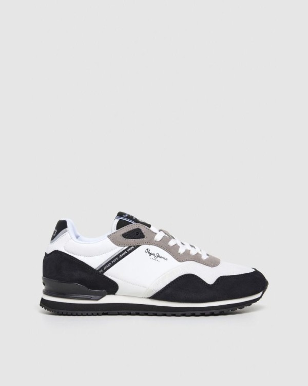  Zapatillas Bajas Hombre PEPE JEANS Blanco PMS40035 LONDON LIFE M