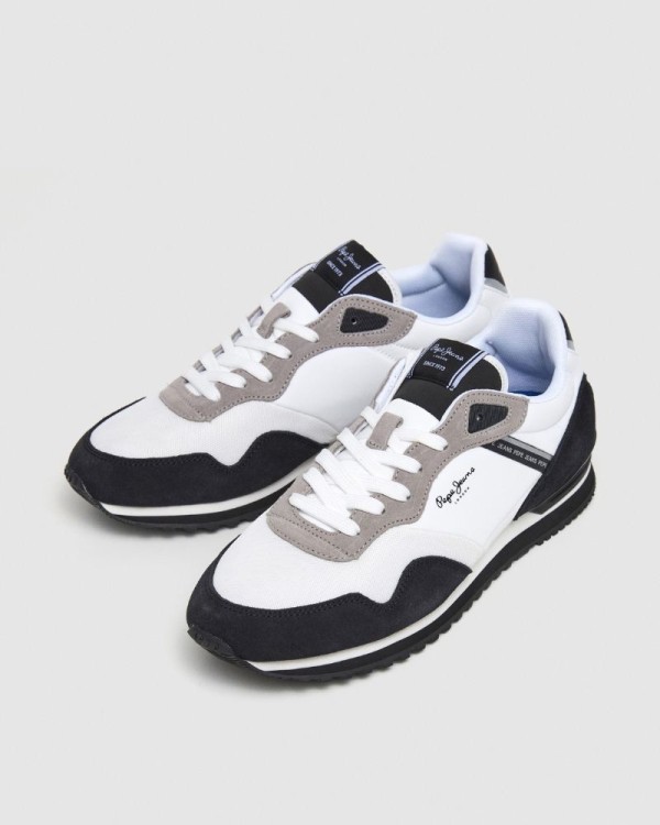  Zapatillas Bajas Hombre PEPE JEANS Blanco PMS40035 LONDON LIFE M