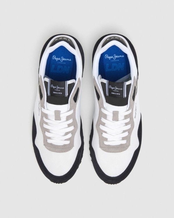 Sapatilhas Baixas Homem PEPE JEANS Branco PMS40035 LONDON LIFE M