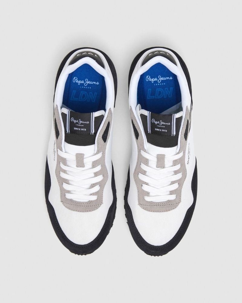 Sapatilhas Baixas Homem PEPE JEANS Branco PMS40035 LONDON LIFE M