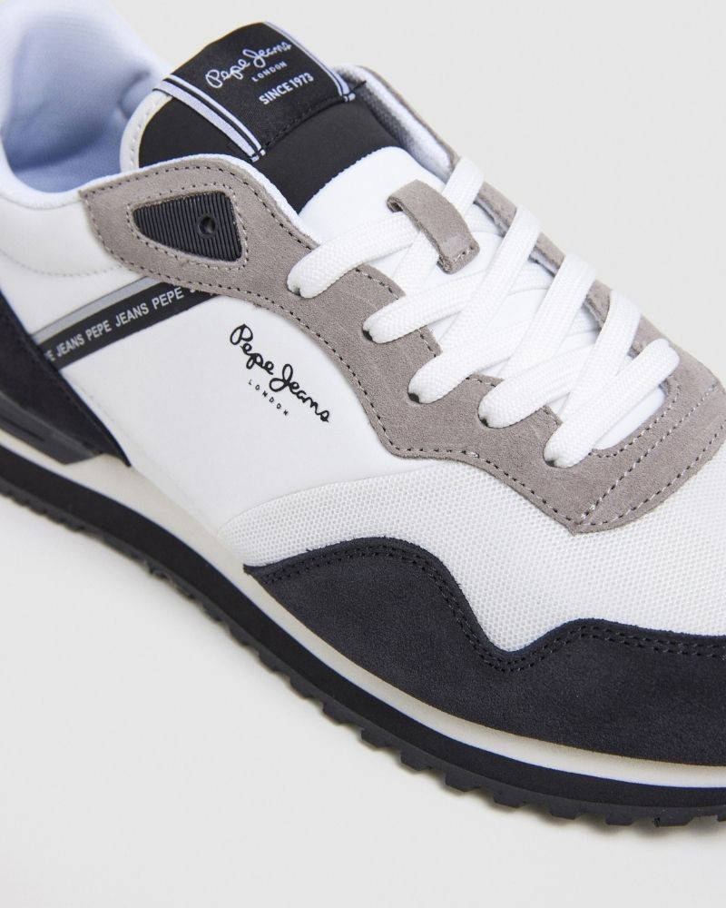 Sapatilhas Baixas Homem PEPE JEANS Branco PMS40035 LONDON LIFE M