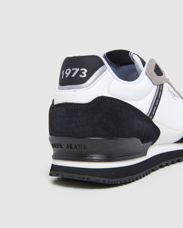  Zapatillas Bajas Hombre PEPE JEANS Blanco PMS40035 LONDON LIFE M