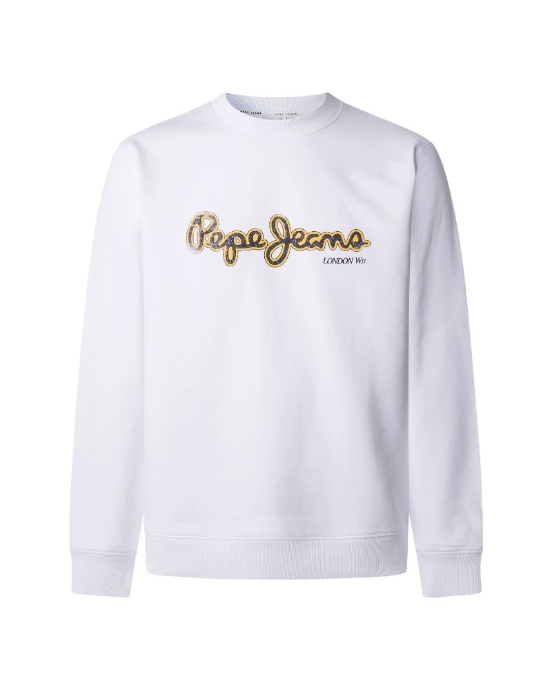  Sudaderas Sin capucha Hombre PEPE JEANS Blanco PM582757 DORIAN CREW