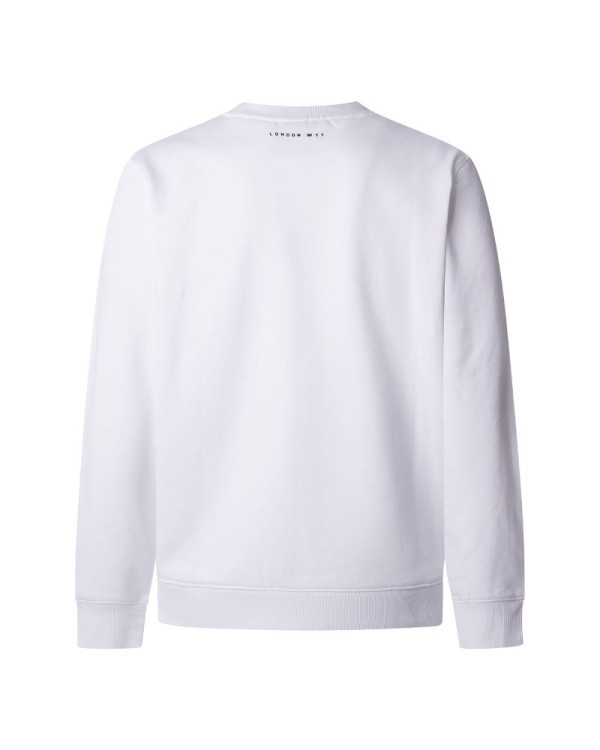 Casacos Sem Capuz Homem PEPE JEANS Branco PM582757 DORIAN CREW