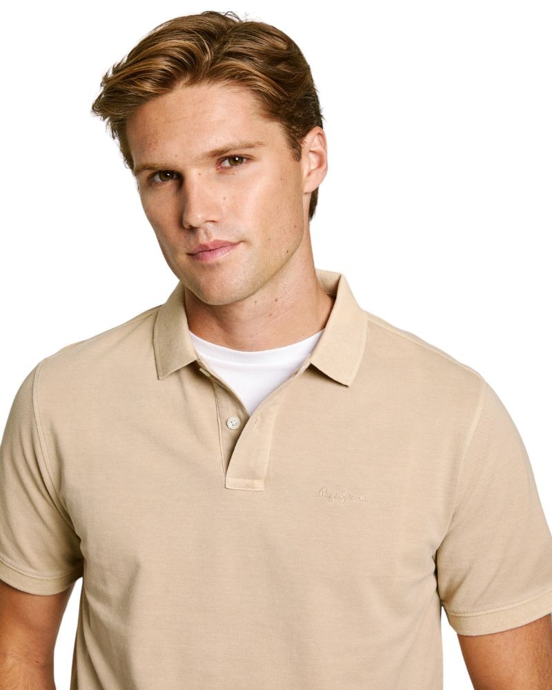  Camisetas Manga corta Hombre PEPE JEANS Beige PM542099 NEW OLIVER GD