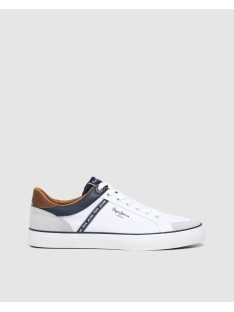 Sapatilhas Baixas Homem PEPE JEANS Branco PMS31073 KENTON STAGE M