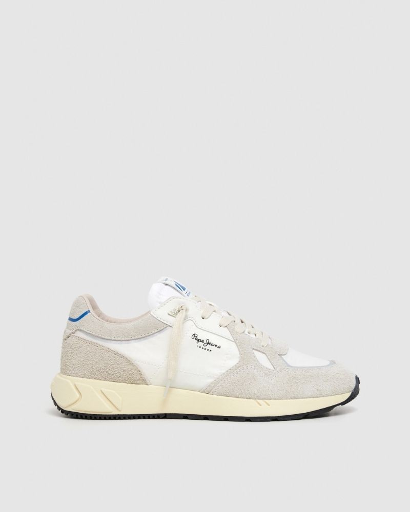  Zapatillas Bajas Hombre PEPE JEANS Blanco PMS60036 MARLON DIVIDED M
