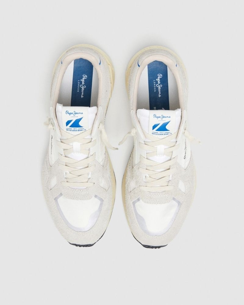  Zapatillas Bajas Hombre PEPE JEANS Blanco PMS60036 MARLON DIVIDED M