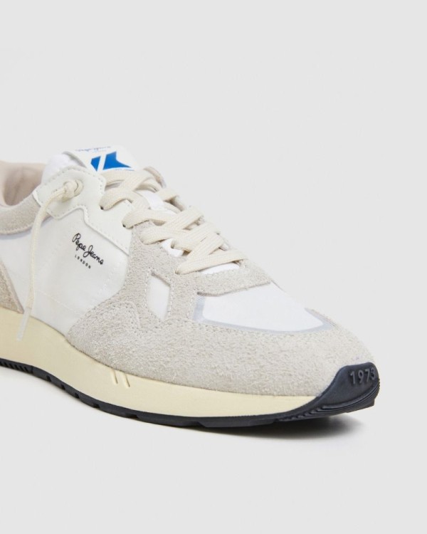 Sapatilhas Baixas Homem PEPE JEANS Branco PMS60036 MARLON DIVIDED M