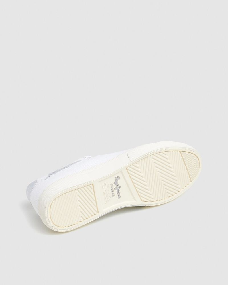  Zapatillas Bajas Mujer PEPE JEANS Blanco PLS31601 KENTON KNIT W