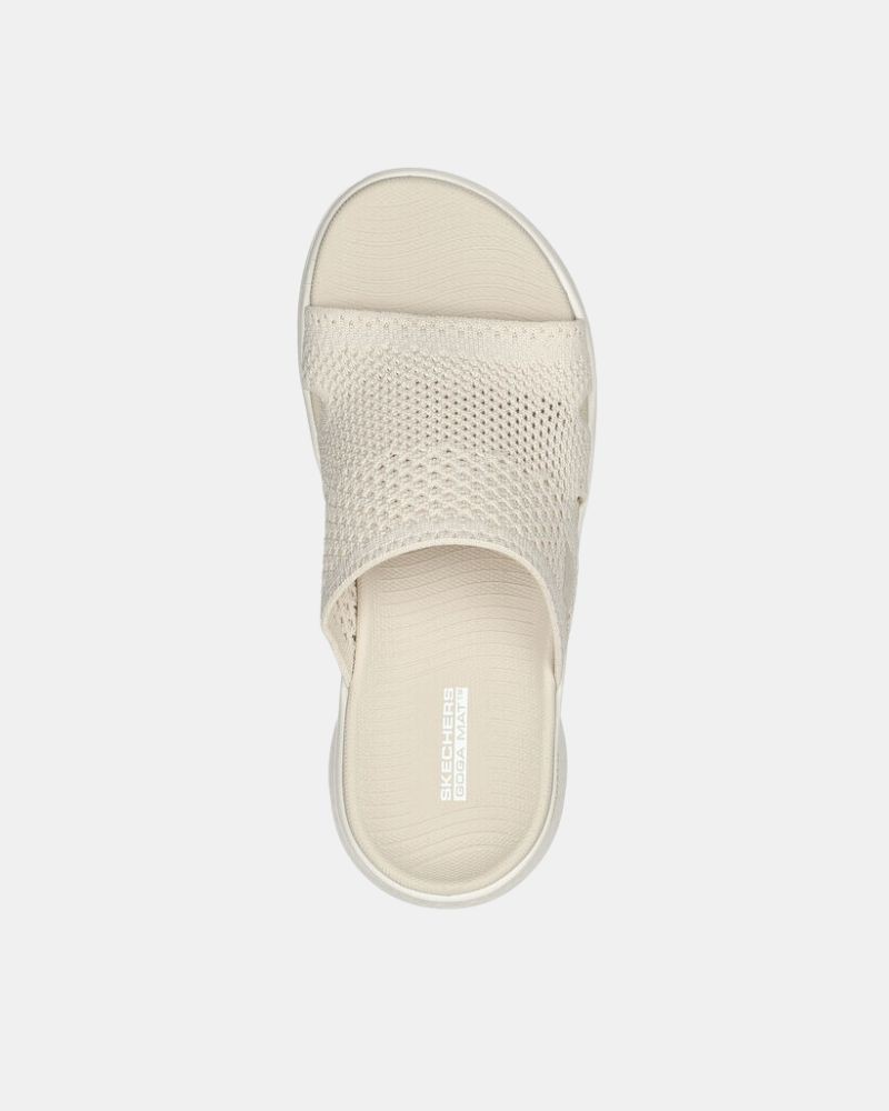 Sandálias Chinelos Mulher SKECHERS Nude 141425 GO WALK FLEX ELATION