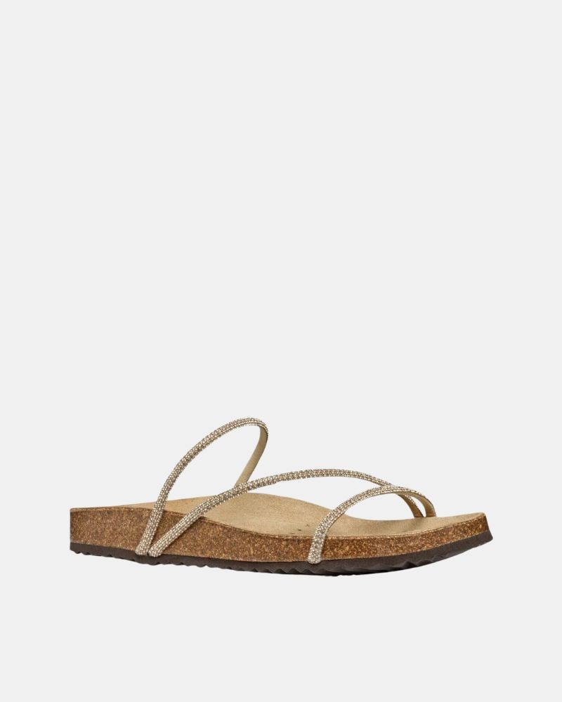  Sandalias De dedo Mujer GEOX Taupe D55Y3C 000SD