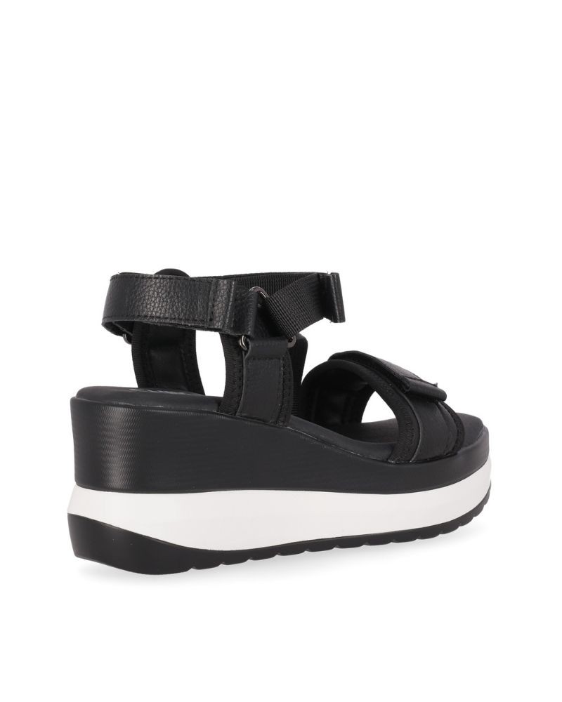  Sandalias Abiertas Mujer CHIKA 10 Negro ROCO 07