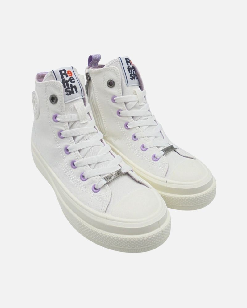 Sapatilhas Altas Mulher REFRESH Branco 172561