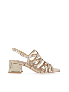  Sandalias Fiesta Mujer CHIKA 10 Oro MELANIA 05