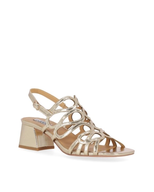 Sandalias Fiesta Mujer CHIKA 10 Oro MELANIA 05