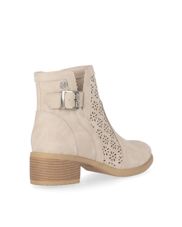  Botines Mujer CHIKA 10 Beige RAMBLA 04