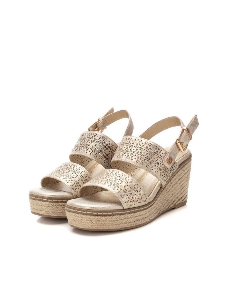  Sandalias Abiertas Mujer XTI Oro 144115