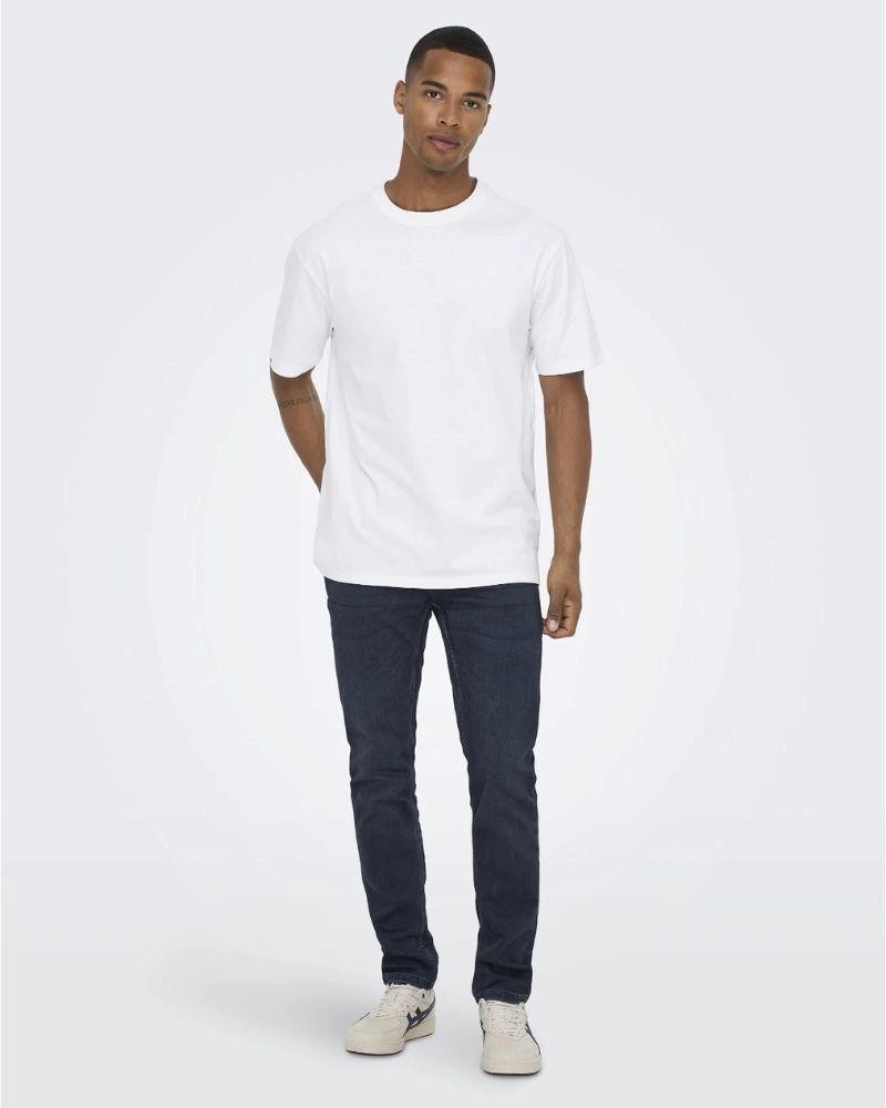  Pantalones Hombre ONLY & SONS Azul 22013631 ONSLOOM SLIM DB JOG 3631 PIM