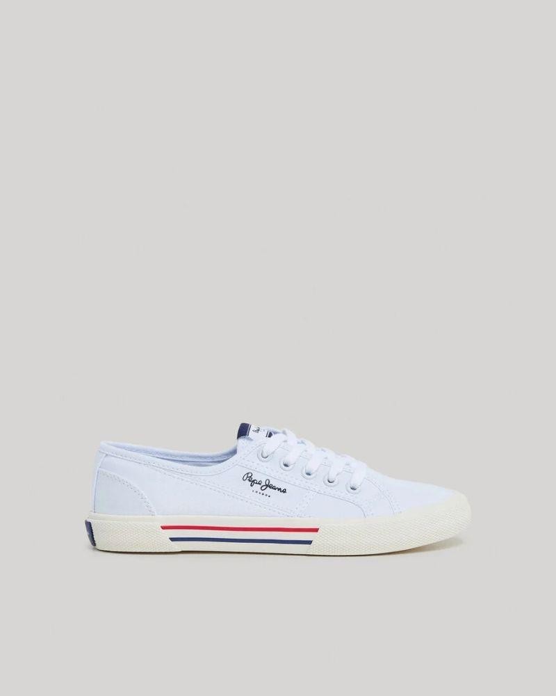 PEPE JEANS Zapatillas Mujer Blanco PLS31287 BRADY BASIC W