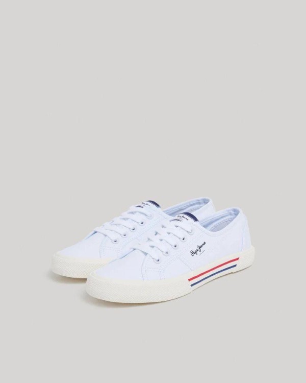 PEPE JEANS Zapatillas Mujer Blanco PLS31287 BRADY BASIC W