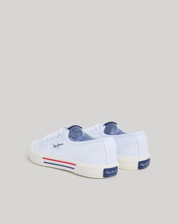 PEPE JEANS Zapatillas Mujer Blanco PLS31287 BRADY BASIC W
