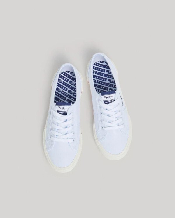 PEPE JEANS Sapatilhas Mulher Branco PLS31287 BRADY BASIC W