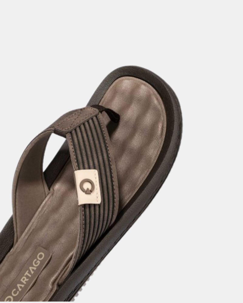  Sandalias Chancletas Hombre Cartago Marrón C 82614 DUNAS