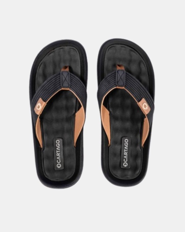  Sandalias Chancletas Hombre Cartago Negro C 82614 CARTAGO DUNAS VI AD