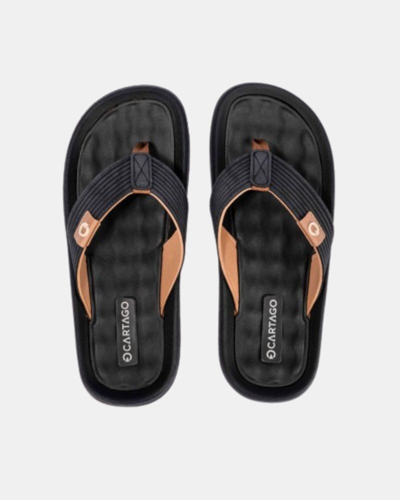  Sandalias Chancletas Hombre Cartago Negro C 82614 CARTAGO DUNAS VI AD