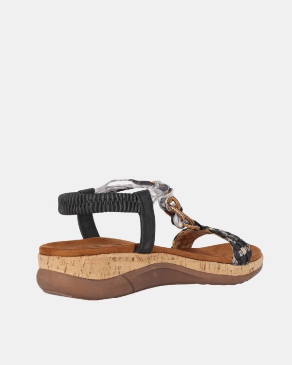  Sandalias Abiertas Mujer CHIKA 10 Negro RIGATONE 02