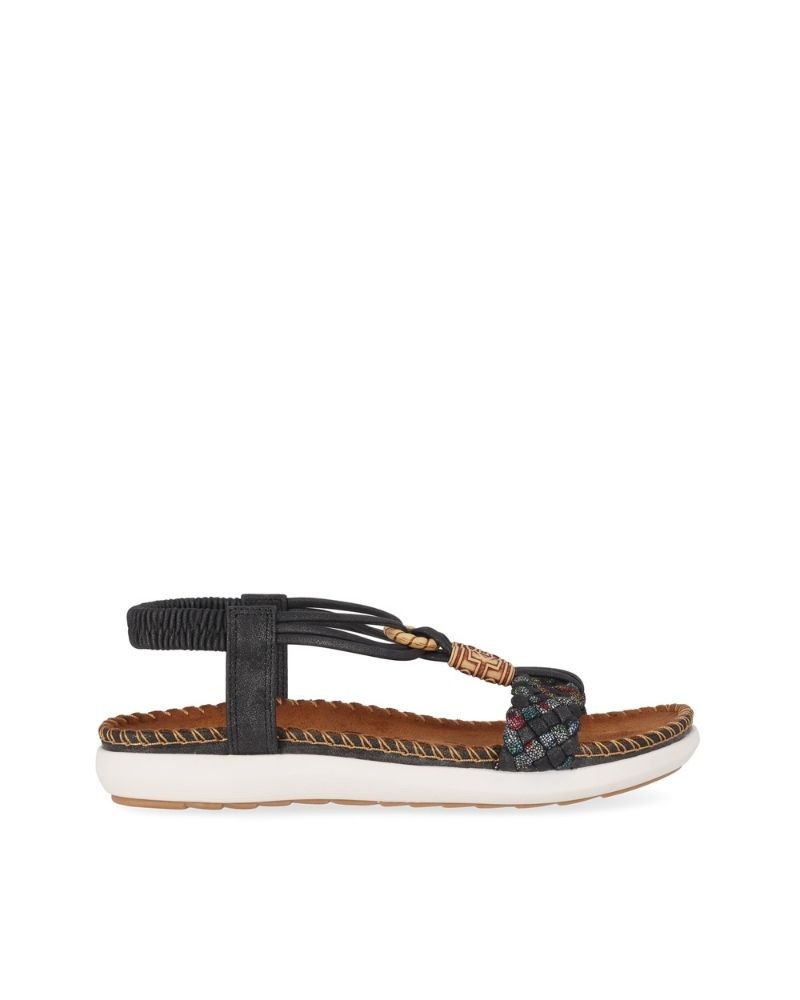  Sandalias Abiertas Mujer CHIKA 10 Negro CANELON MK 03