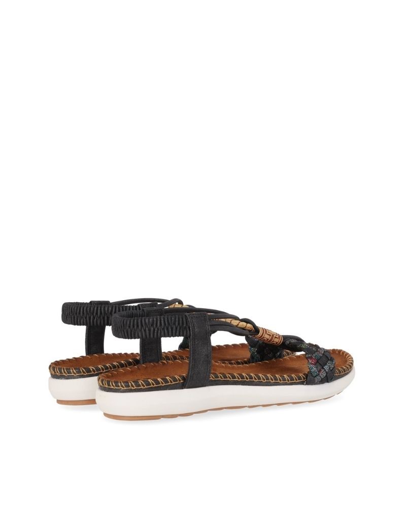  Sandalias Abiertas Mujer CHIKA 10 Negro CANELON MK 03