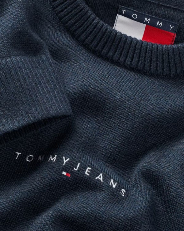 Camisola de Manga Comprida Hombre TOMMY HILFIGER Azul DM0DM20299