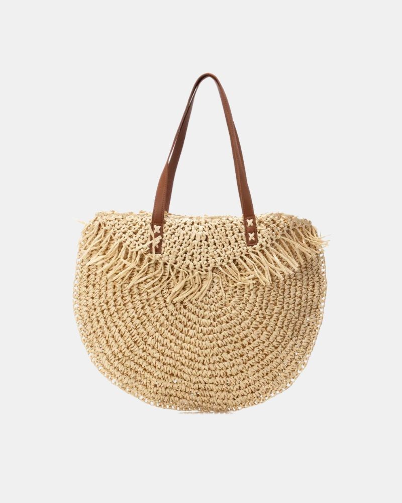Bolsos Bandoleira de Ráfia Mulher REFRESH Gelo 183301