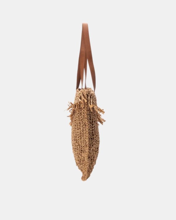 Bolsos Bandoleira de Palha Mulher REFRESH Taupe 183301