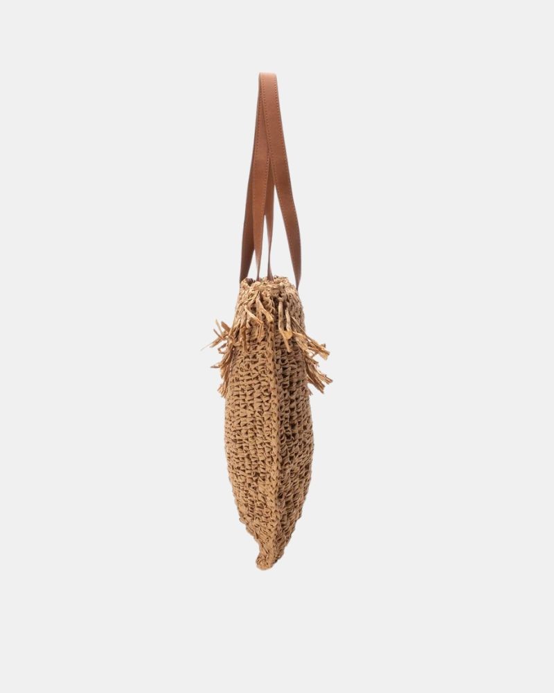  Bolsos Bandoleras Rafia Mujer REFRESH Taupe 183301