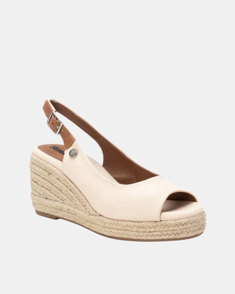 Sandalias Abiertas Mujer REFRESH Beige 172663